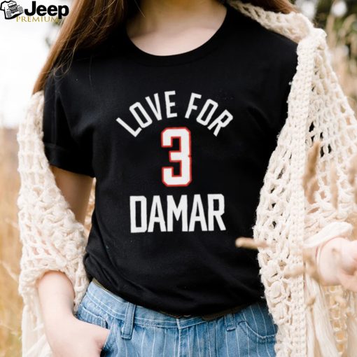 Hot Love For 3 Damar T Shirt