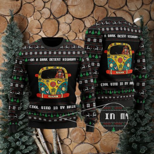 Hotel California Full Christmas 3D Printed Ugly Christmas Sweater