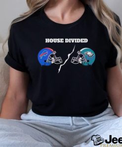 House Divided Bills And Eagles Helmets Shirt