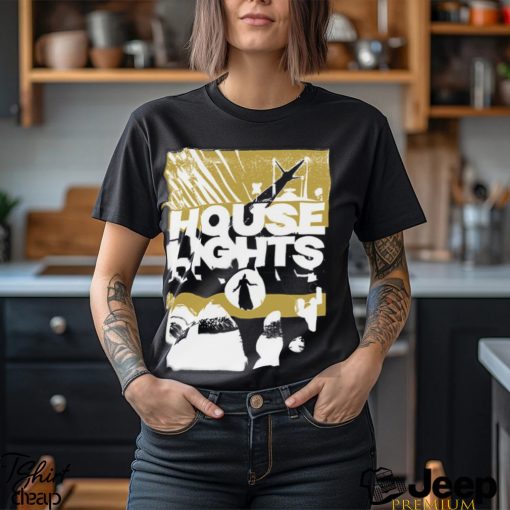 House Lights   Vintage Graphic Collage T Shirt