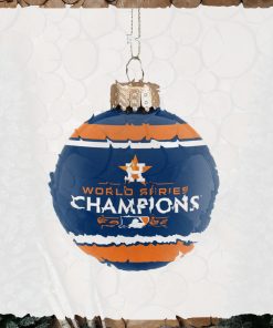 Houston Astros 2022 World Series Champions Glass Ball Ornament