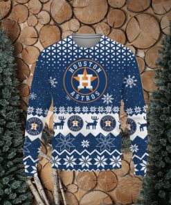 Houston Astros Christmas Gift 3D Ugly Christmas Sweater Christmas Gift Ideas Christmas Holiday Family Gift