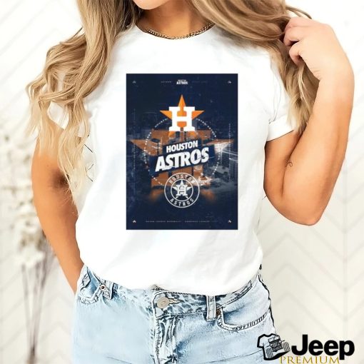 Houston Astros City Skyline Poster Shirt