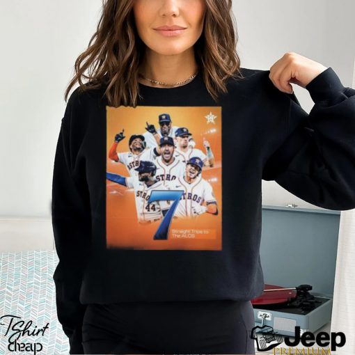 Houston Astros Lucky 7 Are Headed Back To The ALCS MLB 2023 Postseason T Shirt