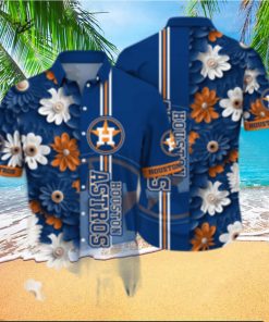 Houston Astros MLB Floral Full Printed Hawaiian Shirt