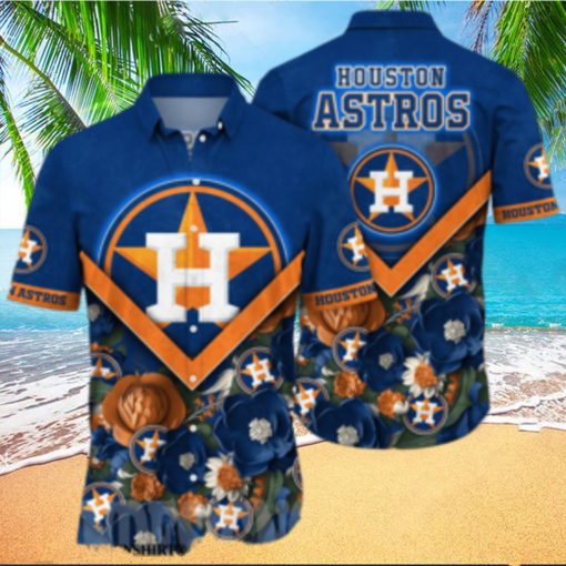 Houston Astros MLB Floral Unisex Hawaiian Shirt