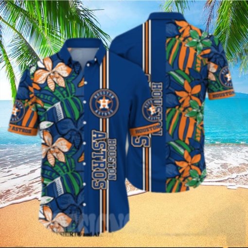 Houston Astros MLB Flower Full Printing 3D Hawaiian Shirt