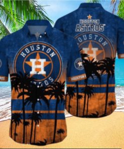 Houston Astros MLB Logo Coconut Tropical Hawaiian Shirt Beach Gift For Fans