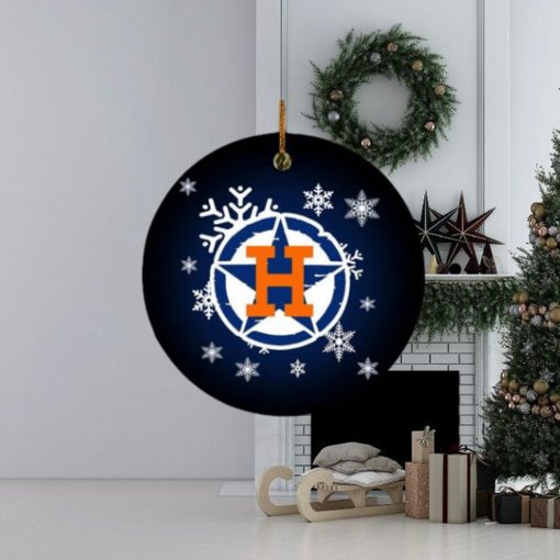 Houston Astros MLB Personalized Holiday 2023 Merry Christmas Decorations Ornament