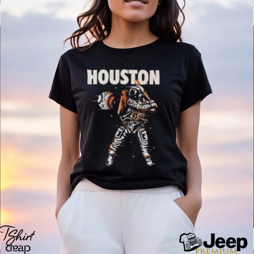 Houston Baseball Team Shirt T Shirt Astronaut Space Tee Unisex Classic