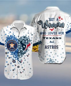 Houston Heart For Big Fans Hawaiian Shirt Summer Giift