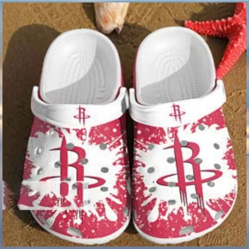 Houston Rockets Crocs Classic Clog Shoes Gift