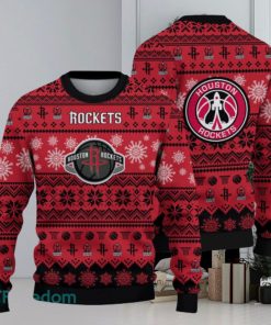 Houston Rockets National Basketball 3D Ugly Christmas Sweater Men And Women Gift