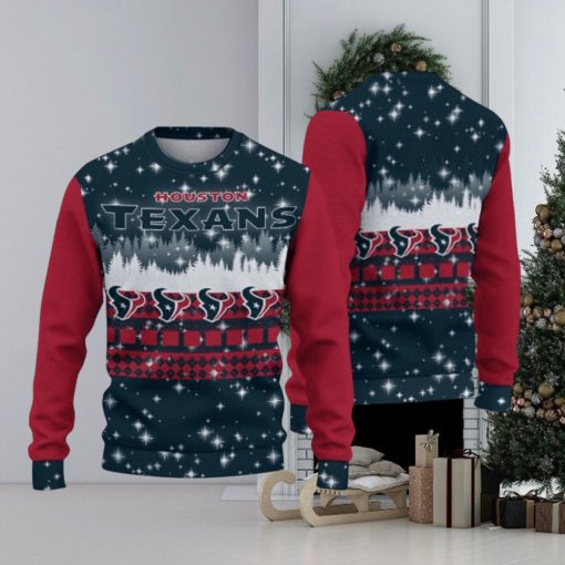 Houston Texans Christmas Forest Hot Trending Ugly Sweater For Fans