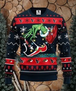 Houston Texans Grinch Christmas Ugly Sweater