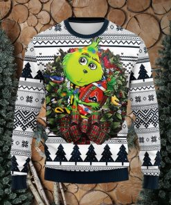 Houston Texans Grinch Hug Christmas Ugly Sweater