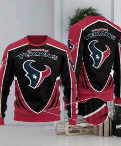 Houston Texans Men’s and Women’s All Over Print Sweater Snow Gift For Men And Women