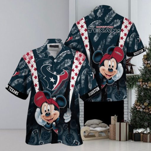 Houston Texans Mickey Mouse NFL Hawaiian Shirt