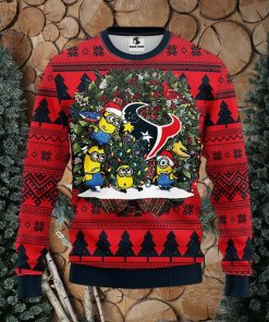 Houston Texans Minion Christmas Ugly Sweater