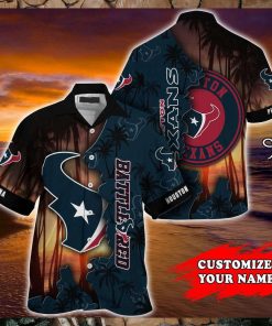 Houston Texans NFL Customized Summer Hawaii Shirt For Sports Enthusiasts