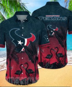 Houston Texans NFL Floral Summerl Full Printing Classic Hawaiian Shirt