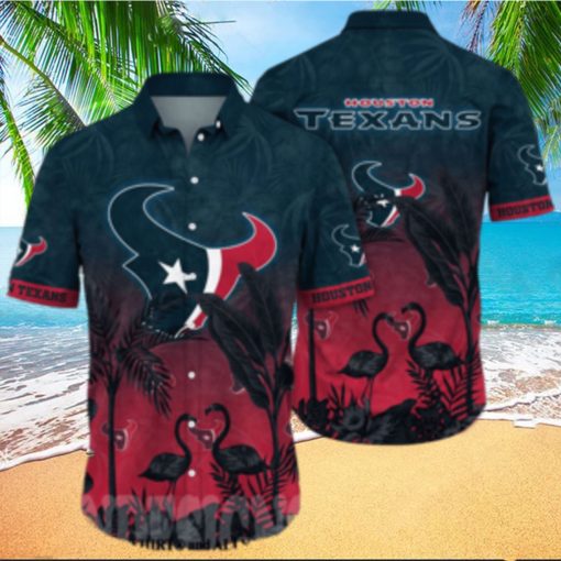 Houston Texans NFL Floral Summerl Full Printing Classic Hawaiian Shirt