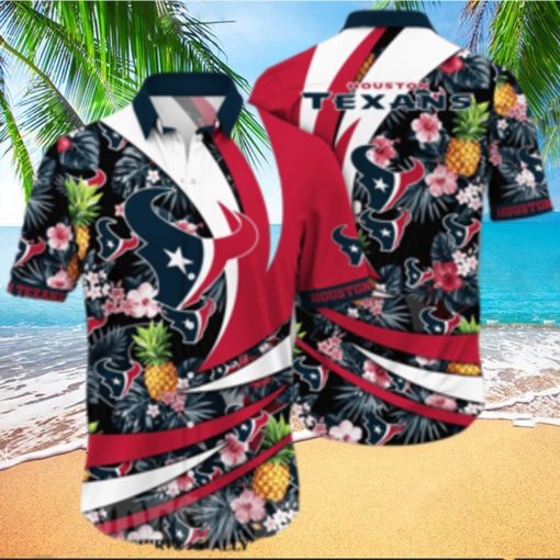 Houston Texans NFL Floral Tropical Full Printing Classic Hawaiian Shirt