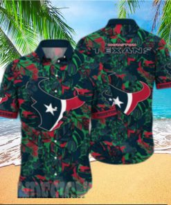 Houston Texans NFL Flower Full Printed Hawaiian Shirt