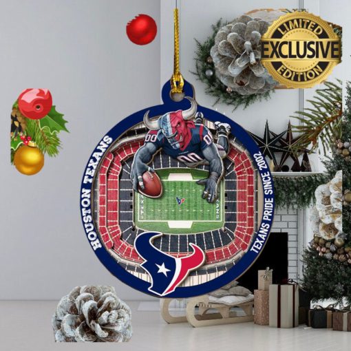 Houston Texans NFL Mascot Personalized Christmas Decorations Ornament 2023