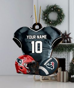 Houston Texans NFL Sport Ornament Custom Name And Number