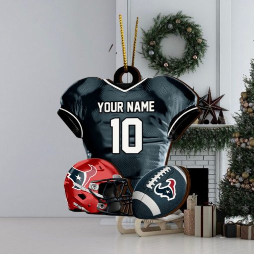 Houston Texans NFL Sport Ornament Custom Name And Number