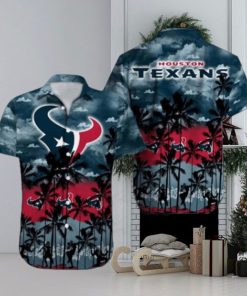 Houston Texans Palm Tree Design NFL Hawaiian Shirt, Texans Clothing