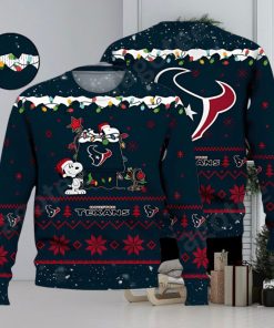 Houston Texans Snoopy NFL Ugly Christmas Sweater