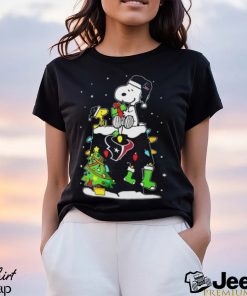 Houston Texans Snoopy Woodstock Christmas Shirt