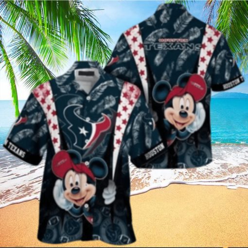 Houston Texans nfl mickey mouse Hawaiian Shirt custom for fan