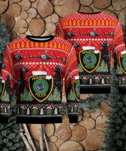 Houston Texas Houston Police Department H125 Helicopter Christmas For Christmas Gifts Ugly Christmas Sweater