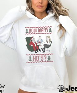 How Many Ho’s Ugly Merry Christmas 2023 shirt