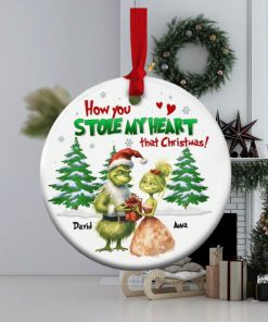 How You Stole My Heart That Christmas, Personalized Couple Ornament