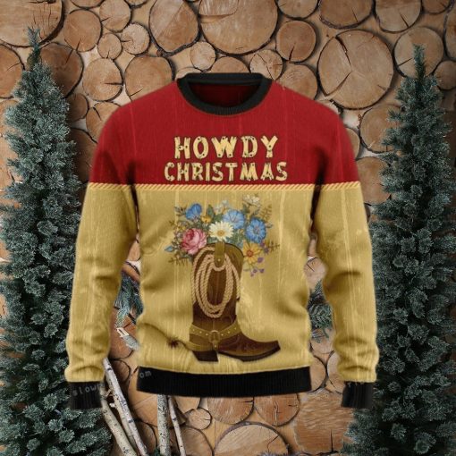 Howdy Christmas Ugly Christmas Sweater