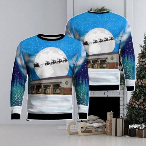 Howe Springs Fire Rescue AOP Ugly Sweater Gift For Christmas