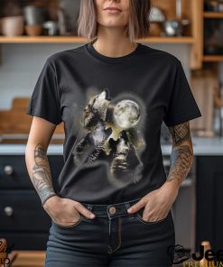 Howling At The Moon Wolves Wolf Animal T Shirt