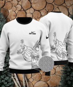 Dragon Ball Z Just Goku Minimalistic Art Ugly Sweater