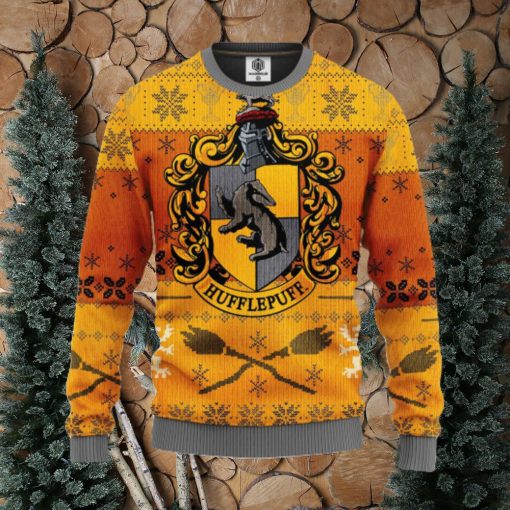 Hufflepuff Ugly Christmas Sweater For Men Women