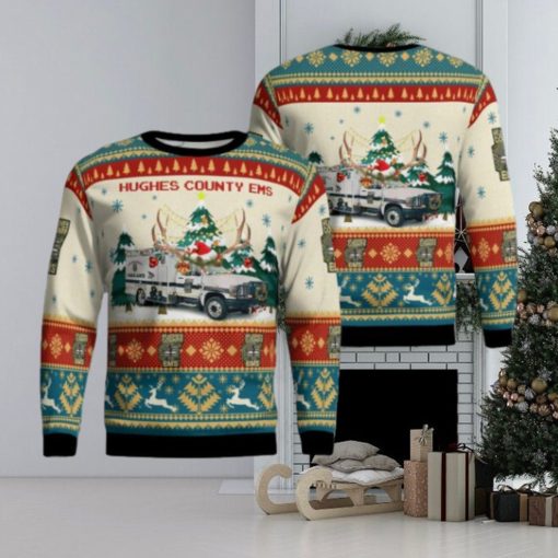 Hughes County EMS UGLY Sweater Christmas Season Gift