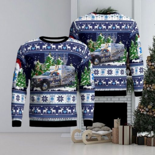 Hughes County Emergency Medical Service Christmas Ugly Sweater Christmas Season Gift