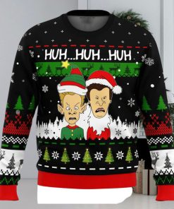 Huh…Huh…Huh… Beavis and Butthead Ugly Christmas Sweater