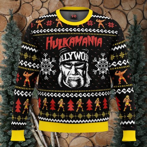 Hulkamania Hulk Hogan Ugly Christmas Sweater