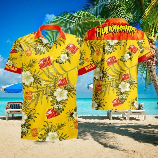 Hulkamania Wwe Wwf Hulk Hogan Hawaiian Shirt And Short Set