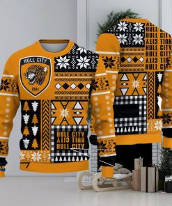 Hull City Pocket Efl Logo Team Ugly Christmas Sweater For Fans Gift Unisex Sweatshirt