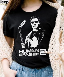 Human Eraser 2 art hockey shirt